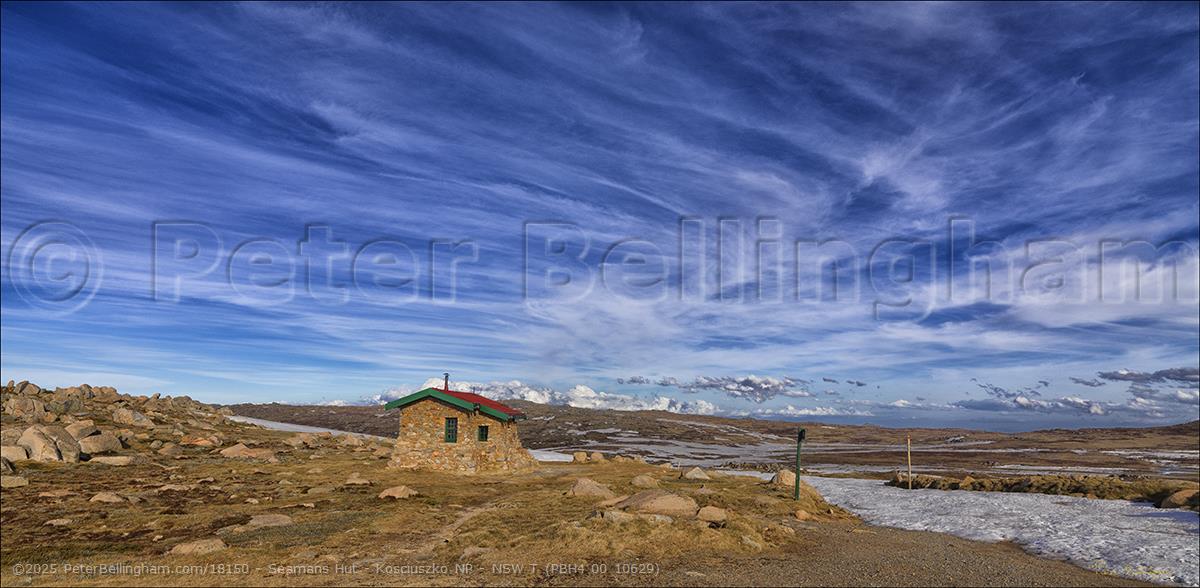 Peter Bellingham Photography Seamans Hut - Kosciuszko NP - NSW T (PBH4 00 10629)